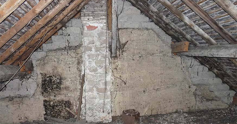 Comble avant travaux effectuer par Renno Appart